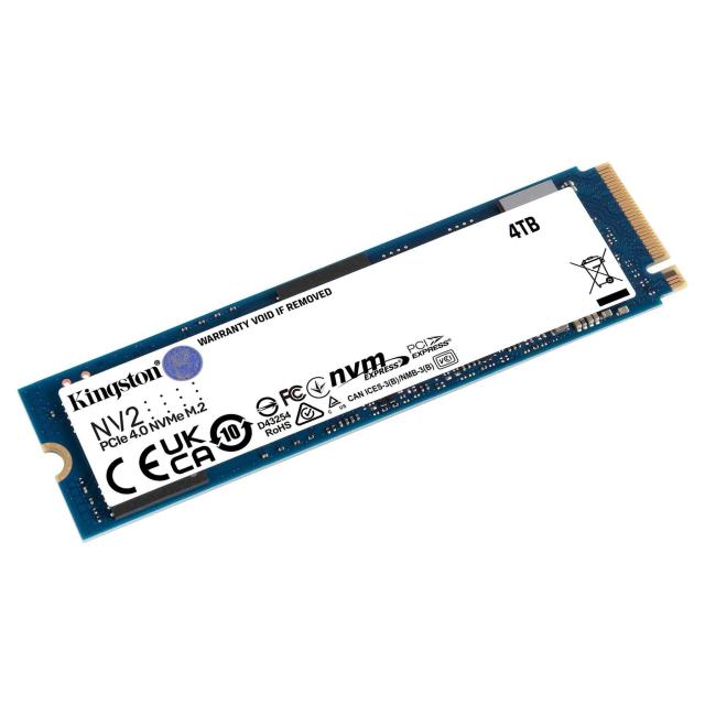 KINGSTON NV2 SSD 4000GBM.2-2280 PCIe 4.0 NVMe 