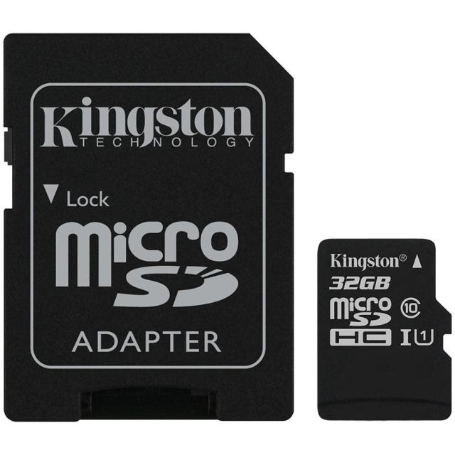 Карта памет Kingston 32GB micSDHC Canvas Select Plus 100R A1 C10 Card