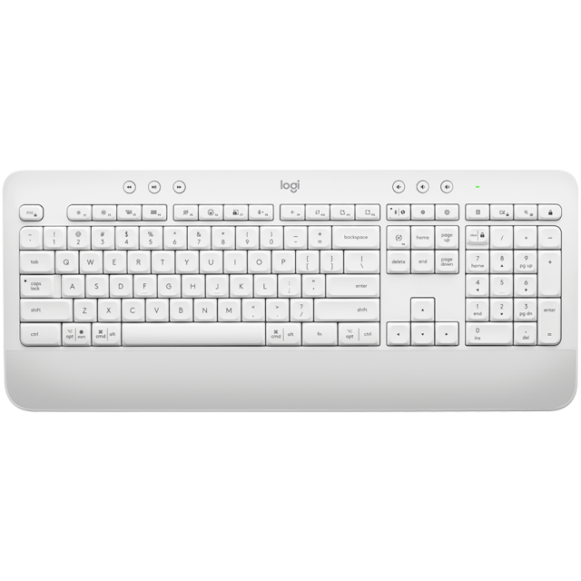 Клавиатура LOGITECH K650 SIGNATURE Bluetooth/Wireless, OFF WHITE, US INT'L - 920-010977