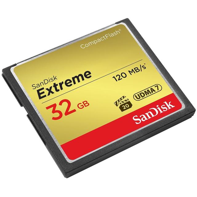 Карта памет SanDisk Extreme CF UDMA7 32GB, 120MB/s, 85MB/s