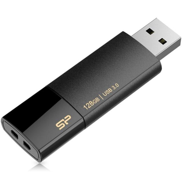 USB памет Silicon Power Blaze B05,128GB USB Flash Drive, USB 3.2, черна