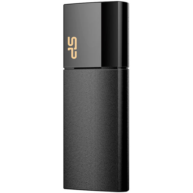 USB памет Silicon Power Blaze B05, 64GB USB Flash Drive, USB 3.2, черна