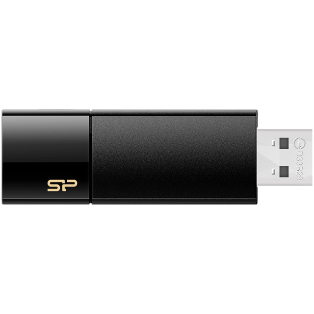 USB памет Silicon Power Blaze B05, 64GB USB Flash Drive, USB 3.2, черна