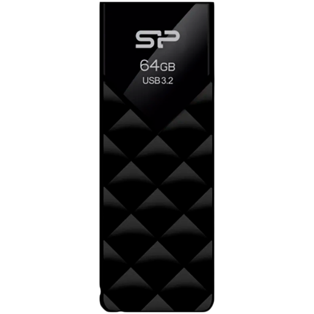 USB памет SILICON POWER Blaze B03, 64GB, USB 3.2 Gen1, Черна