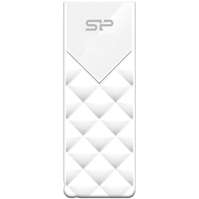 USB памет SILICON POWER Blaze B03, 64GB, USB 3.2 Gen1, Бяла