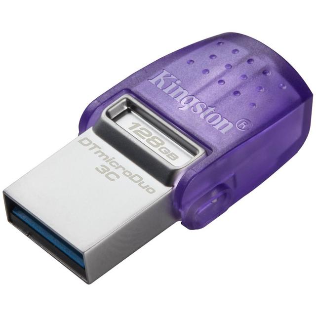 USB памет Kingston 128GB DataTraveler microDuo 3C 200MB/s dual USB-A + USB-C