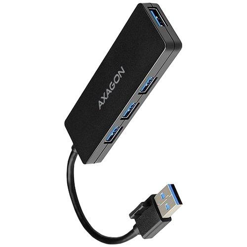 USB Хъб Axagon HUE-G1A, 4 порта, от USB Type-A към 4x USB 3.0 Type-A