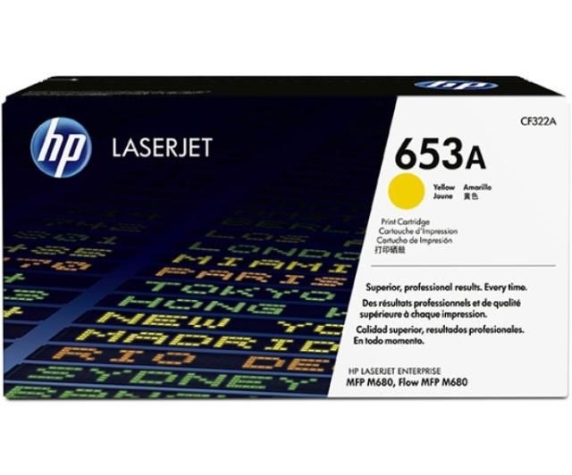 Консуматив HP 653A Yellow Original LaserJet Toner Cartridge