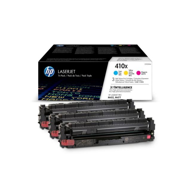 Консуматив HP 410X 3-pack High Yield Cyan/Magenta/Yellow Original LaserJet Toner Cartridges