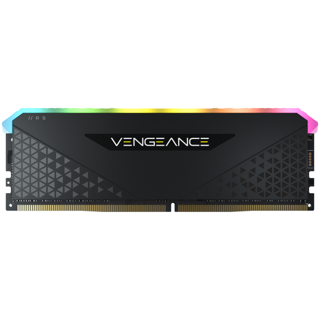 Памет Corsair Vengeance RGB LED 16GB (1x16GB) DDR4 3200MHz, CL16-20-20-38, 1.35V, Black PCB