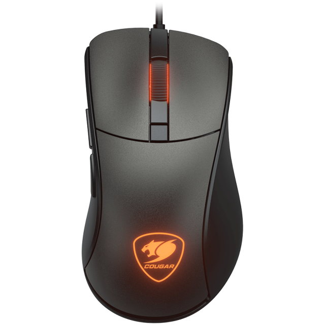 Геймърска мишка COUGAR Surpassion EX, оптична, 6400 dpi, RGB, 1.8 m., USB, черна