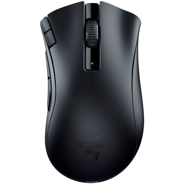 Геймърска мишка Razer DeathAdder V2 X HyperSpeed, Bluetooth/Wireless 2.4GHz, оптична 14 000 DPI, черна