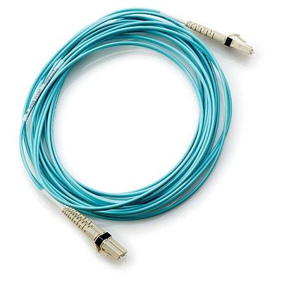 Кабел HPE 5m Multi-mode OM3 50/125um LC/LC 8Gb FC and 10GbE Laser-enhanced Cable 1 Pk
