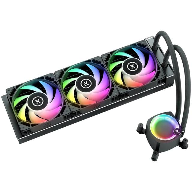 Охладител за процесор EK-Nucleus AIO CR360 Lux D-RGB, 3x EK-FPT FAN 120 D-RGB PWM fans