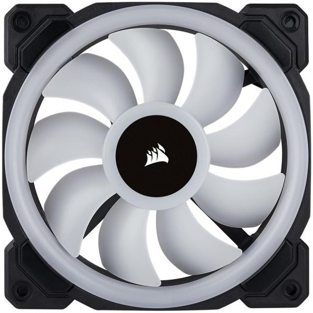 Вентилатор Corsair LL120 RGB, 120mm Dual Light Loop RGB LED PWM Fan, 4 Pin PWM, 1500rpm
