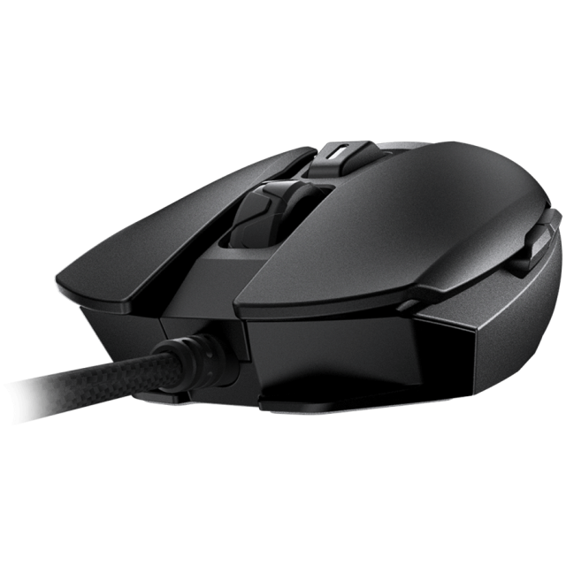 Геймърска мишка COUGAR AirBlader, PixArt PMW3389, оптична, 16 000 DPI, USB, Черна