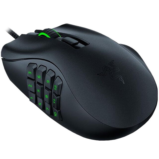 Геймърска мишка Razer Naga X, оптична 18 000dpi, USB, RGB подсветка, черна