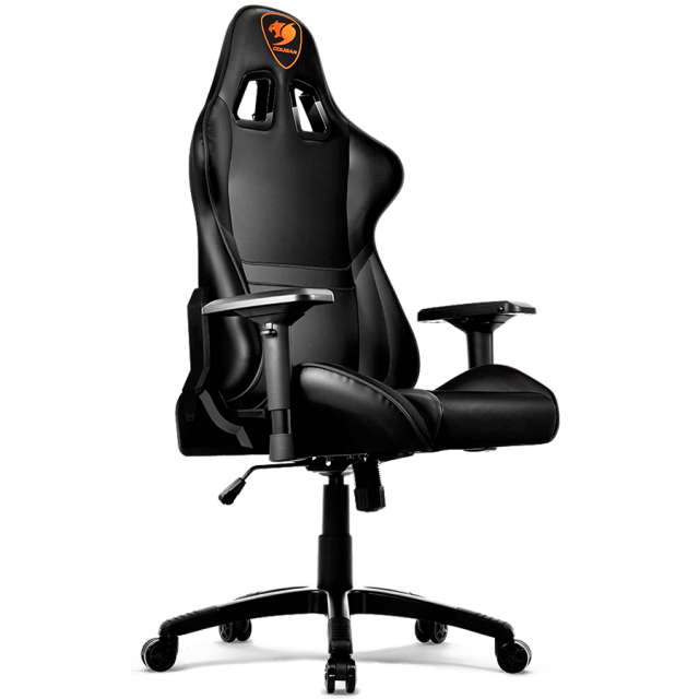 Геймърски стол Cougar Chair Armor, 3D регулируема подлакътница, изцяло стоманена рамка, накланяне на 180º