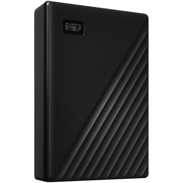 Външен диск Western Digital My Passport, 5TB, 2.5" HDD, USB 3.2, черен - WDBPKJ0050BBK-WESN