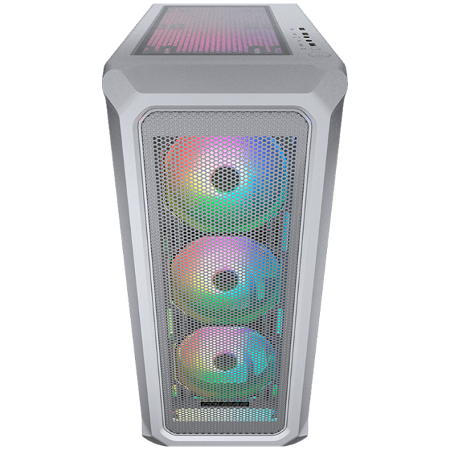 Кутия Cougar Gaming Archon 2 Mesh RGB, 2x USB 3.0, ATX/Micro ATX/Mini-ITX, бяла