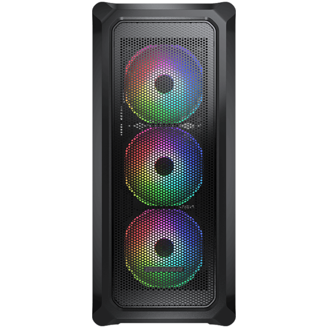 Кутия COUGAR Archon 2 Mesh RGB, Mid Tower, USB 3.0 x 2, USB 2.0 x 1, Mic x 1 / Audio x 1, Mini ITX / Micro ATX / ATX