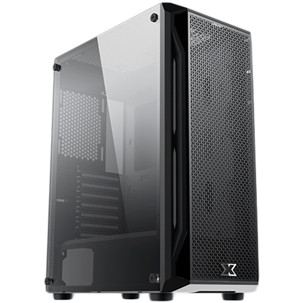 Кутия XIGMATEK Gaming X  EN46621, 2 x USB 2.0, 1 x USB 3.0, Metal FP & Left TG, ATX/M-ATX/Mini-ITX