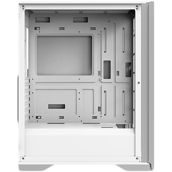 Кутия Xigmatek LUX S Arctic, 1x USB 3.0, 2x USB 2.0, HD Audio, ATX, M-ATX, Mini-ITX, бяла, без захранване
