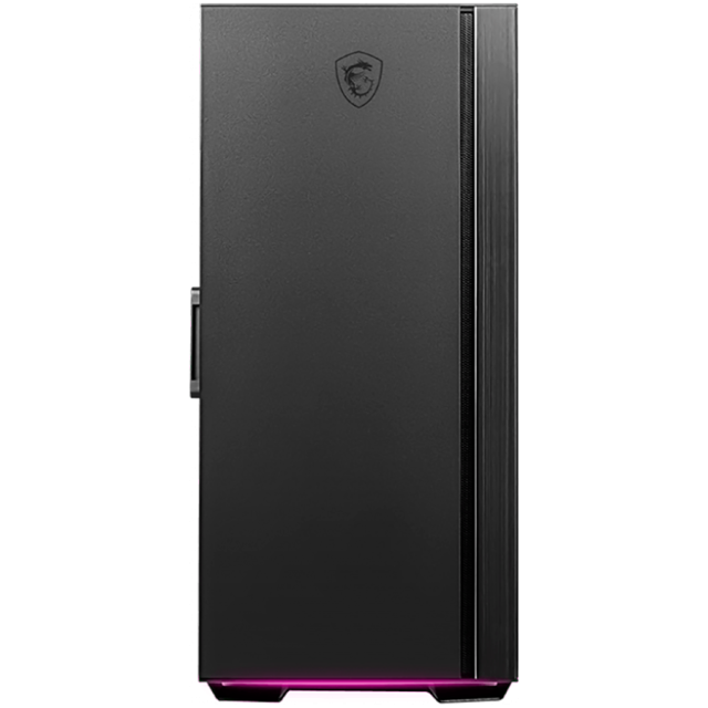 Кутия MSI MPG QUIETUDE 100S, 2x USB 3.2 Gen 1 Type-A, 1x USB 3.2 Gen 2x2 Type-C, 1x Audio/1x Mic, Mid-Tower, ARGB/Fan Hub, ATX/Micro-ATX/Mini-ITX