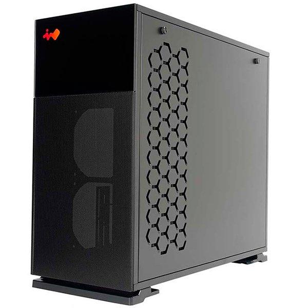 Кутия Chassis In Win 127 Mid Tower, 1x USB 3.2 Gen 2x2 Type-C, 2x USB 3.2 Gen1, HD Audio, ATX/mATX/mITX