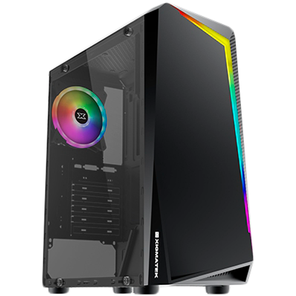Кутия XIGMATEK Vortex EN46171, 1xUSB 3.0, 2xUSB 2.0, HD Audio, ATX/M-ATX/Mini ITX, Черна