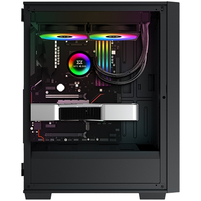 Кутия XIGMATEK PHANTOM, USB 3.0, USB 2.0, Аудио интерфейс, Midi Tower, M-ATX, Mini-ATX, ATX