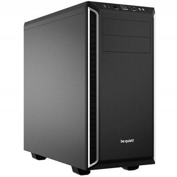 Кутия be quiet! PURE BASE 600, 2x USB 3.0, Mic + Audio, ATX/mATX/miniITX, черна, без захранване