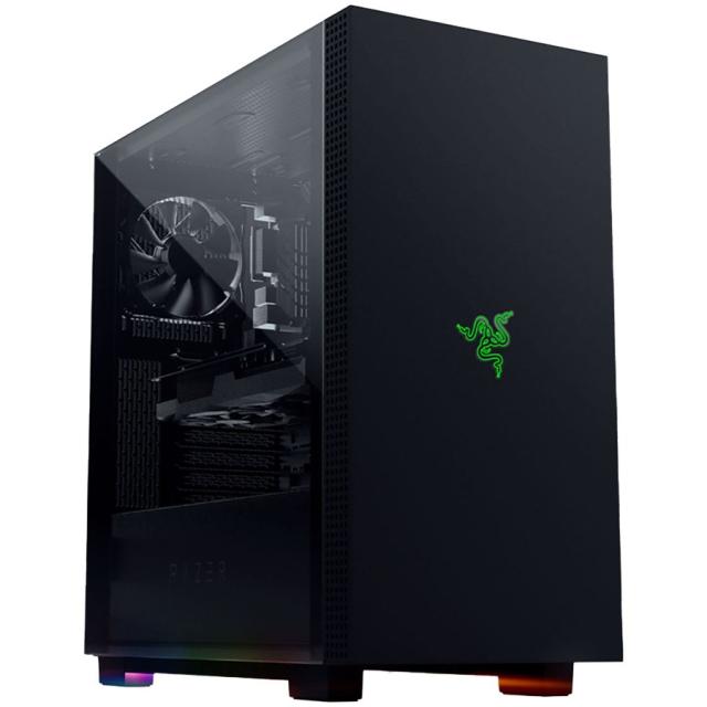 Кутия Razer Tomahawk 1x USB 3.2 Gen2 Type C, 2x USB 3.2 Gen 1, 3.5 mm аудио жак, ATX, E-ATX, ATX, Micro-ATX, Mini-ITX