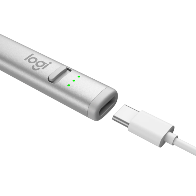 Писалка Logitech Crayon, Silver EMEA-914, USB-C