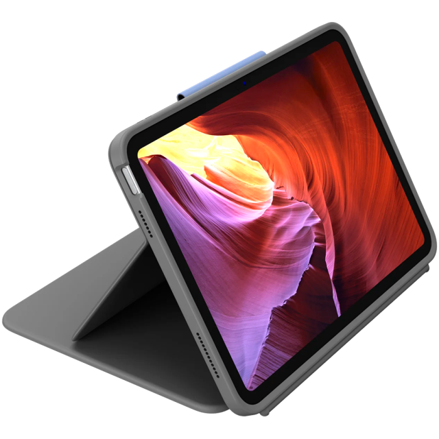 Калъф LOGITECH Rugged Folio for iPad (10th gen), 10.9"(27.68cm), OXFORD GREY - US