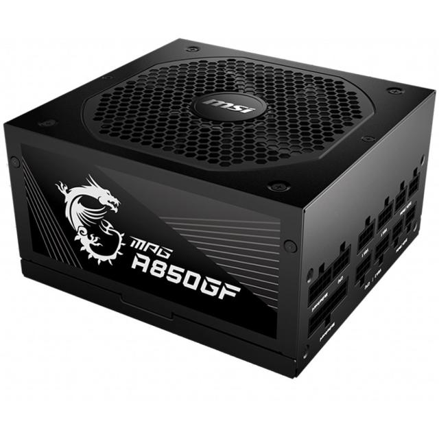 Захранване MSI MPG A850GF, 850W, 80 Plus Gold, 140 mm Fan, 150 x 160 x 86mm