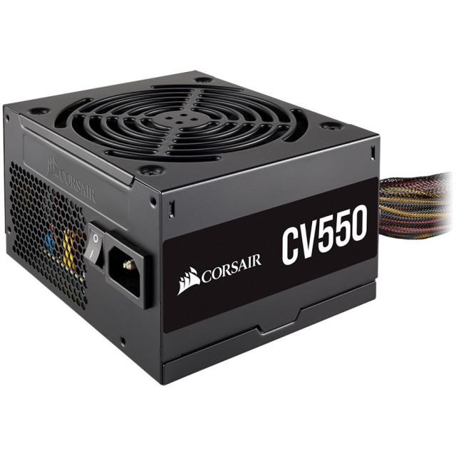 Захранване Corsair CV550, 550W, Active PFC, 80 Plus Bronze