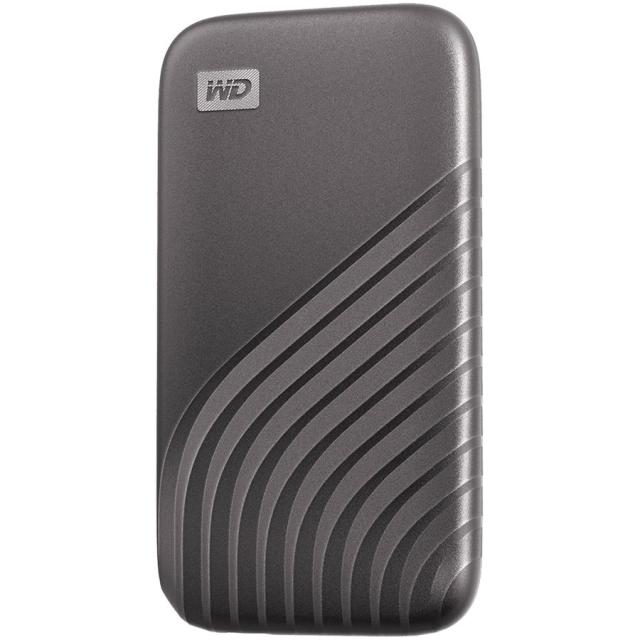 Външен диск Western Digital My Passport, 500GB, 2.5" HDD, USB 3.2, Сив