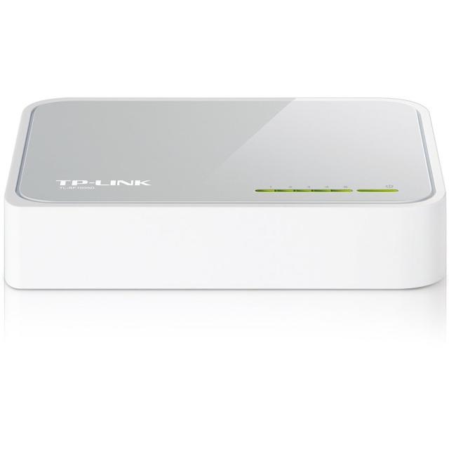 Суич TP-Link TL-SF1005D, 5-Port RJ45 10/100Mbps