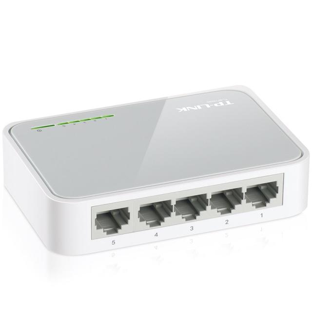 Суич TP-Link TL-SF1005D, 5-Port RJ45 10/100Mbps