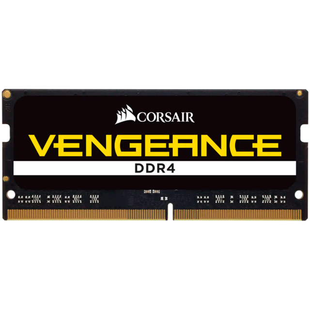 Памет Corsair VENGEANCE Black 16GB (1x16GB ) DDR4 3200MHz, SODIMM, CL 22-22-22-53, 1.2V - CMSX16GX4M1A3200C22